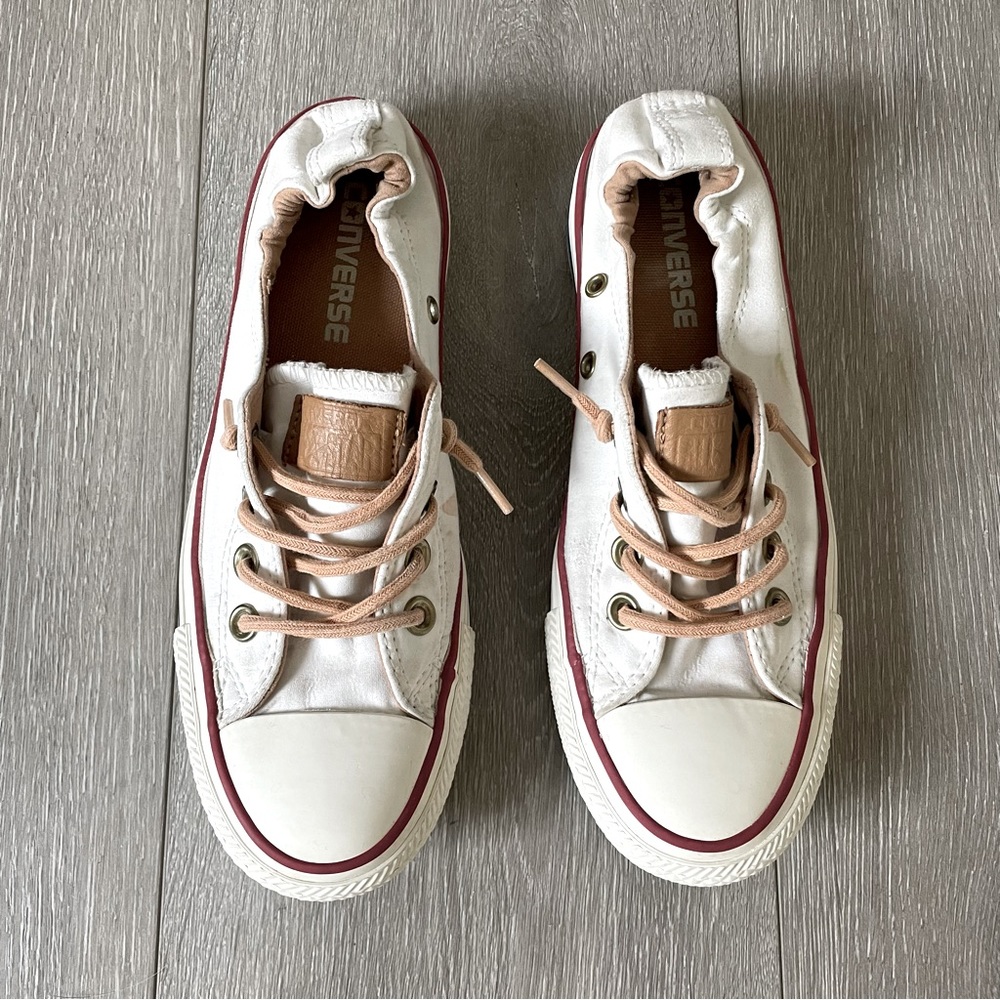 Converse Womens CT All Star Shoreline Slips White Casual Shoes Sneakers Size 6.5